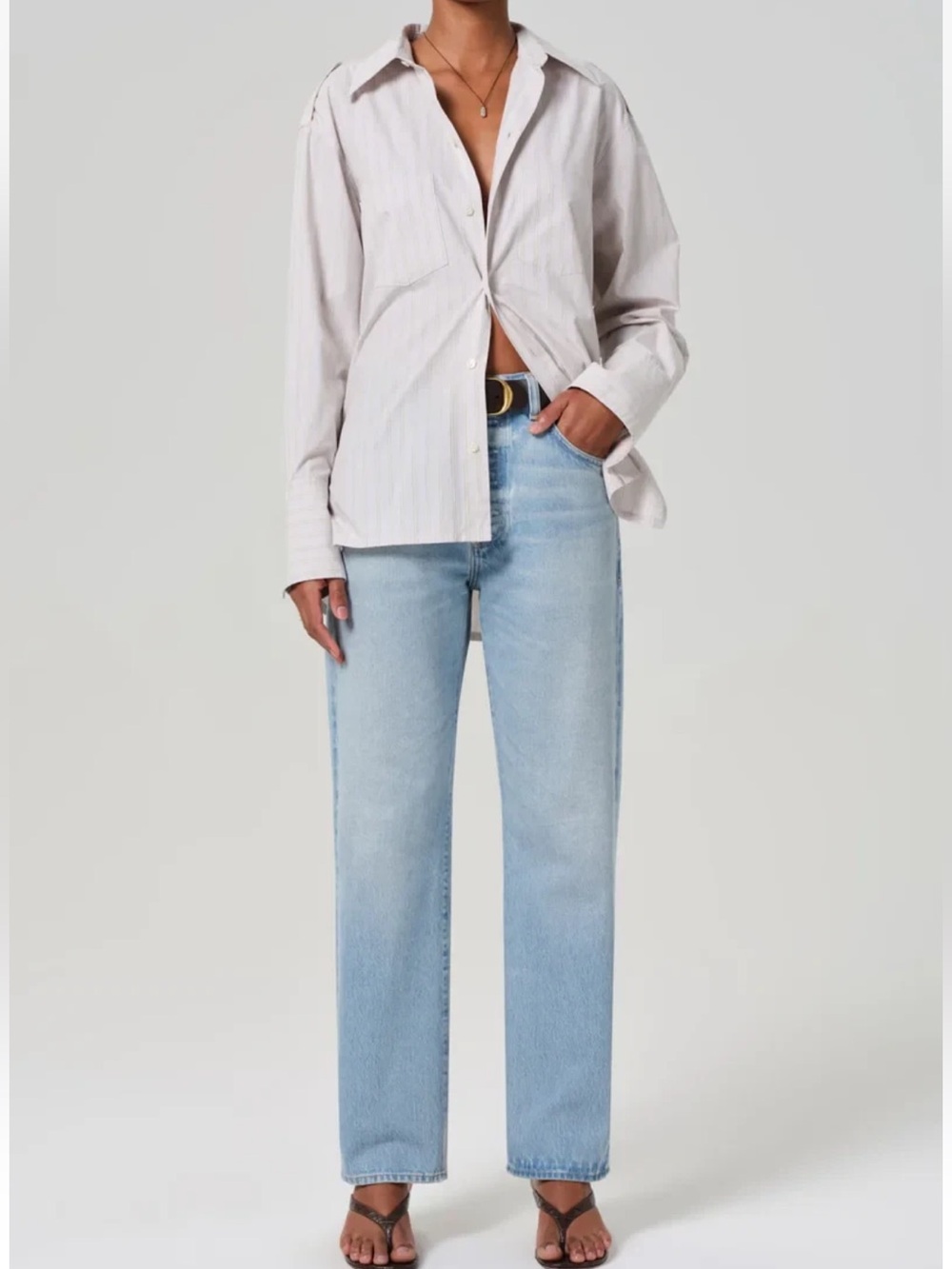 NEW! CITIZENS OF HUMANITY Baretta Relaxed Straight Jeans Hacienda Size 24